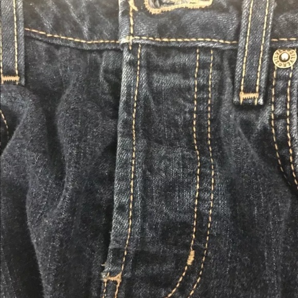 Button Fly flare mid rise 26-35 silver jeans - Picture 5 of 8